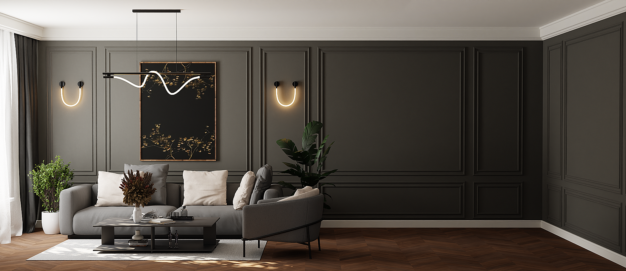 Настенный светильник LIGHTERA Tura LE103W-93BB STAINLESS