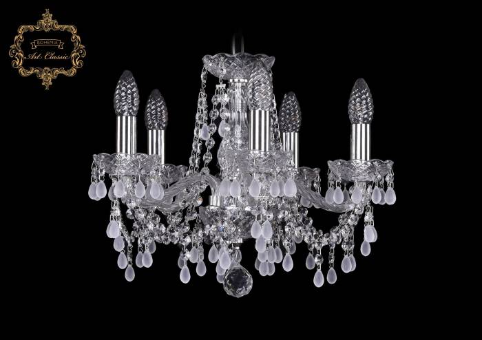 Подвесная хрустальная люстра 11.24 Art Classic 11.24.5.141.Cr.V0300