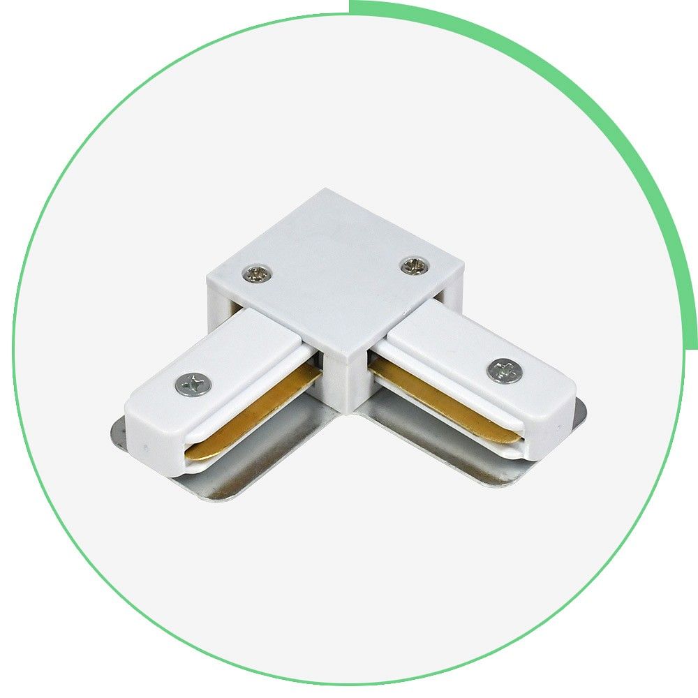 Коннектор L-образный для накладного шинопровода Hesby Lighting Skylite HSBL_0030