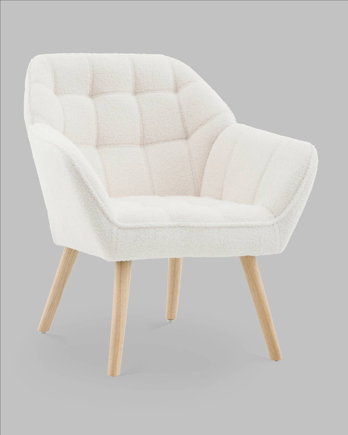 Кресло Stool Group Вэйл QH-8904K TEDDY 1859-01 white