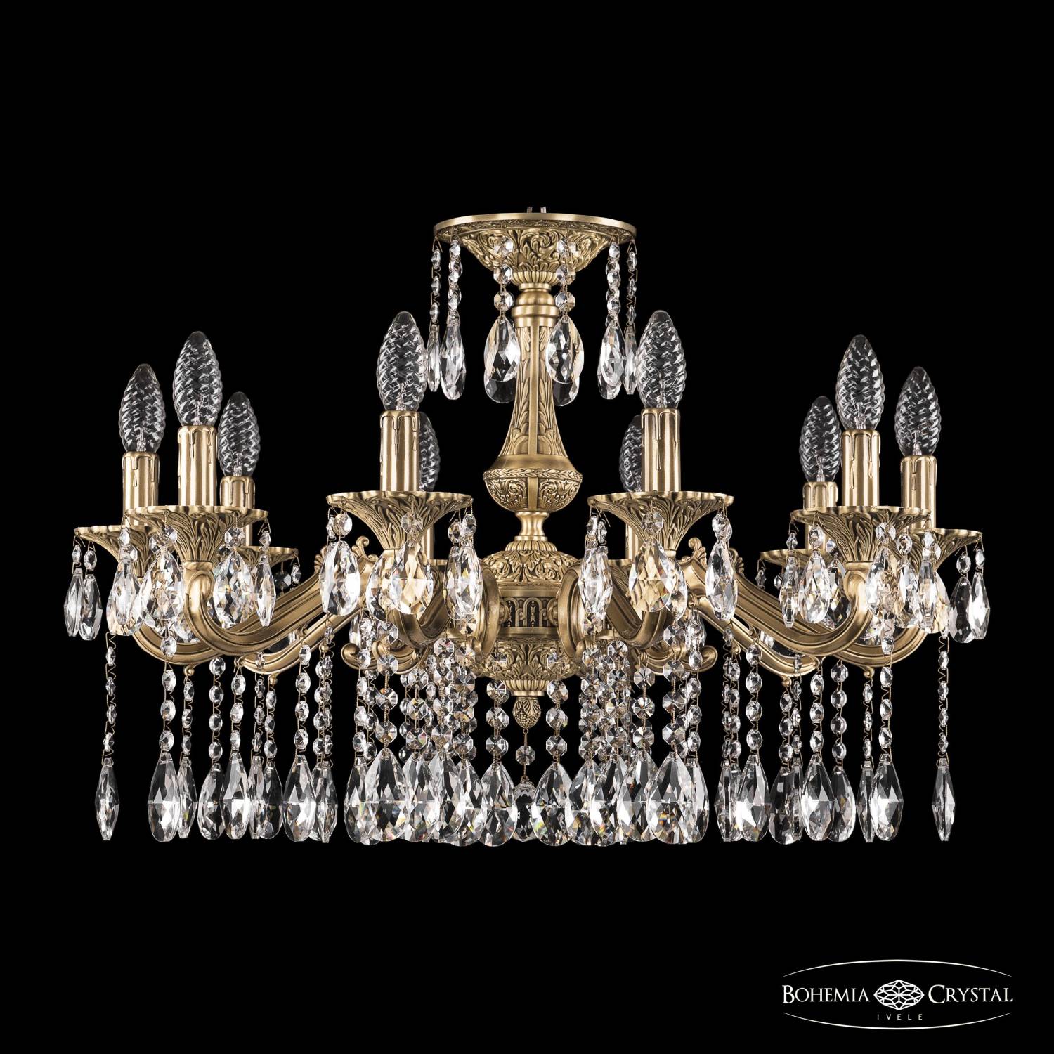 Подвесная хрустальная люстра 7202 Bohemia 72102/10/210 A FP