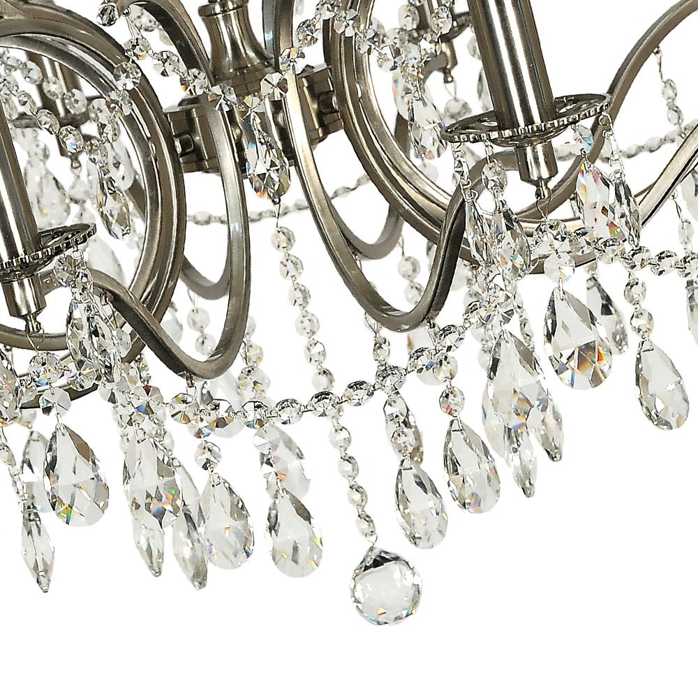 Подвесная хрустальная люстра Pisani Arti Lampadari Pisani E 1.1.10.601 N