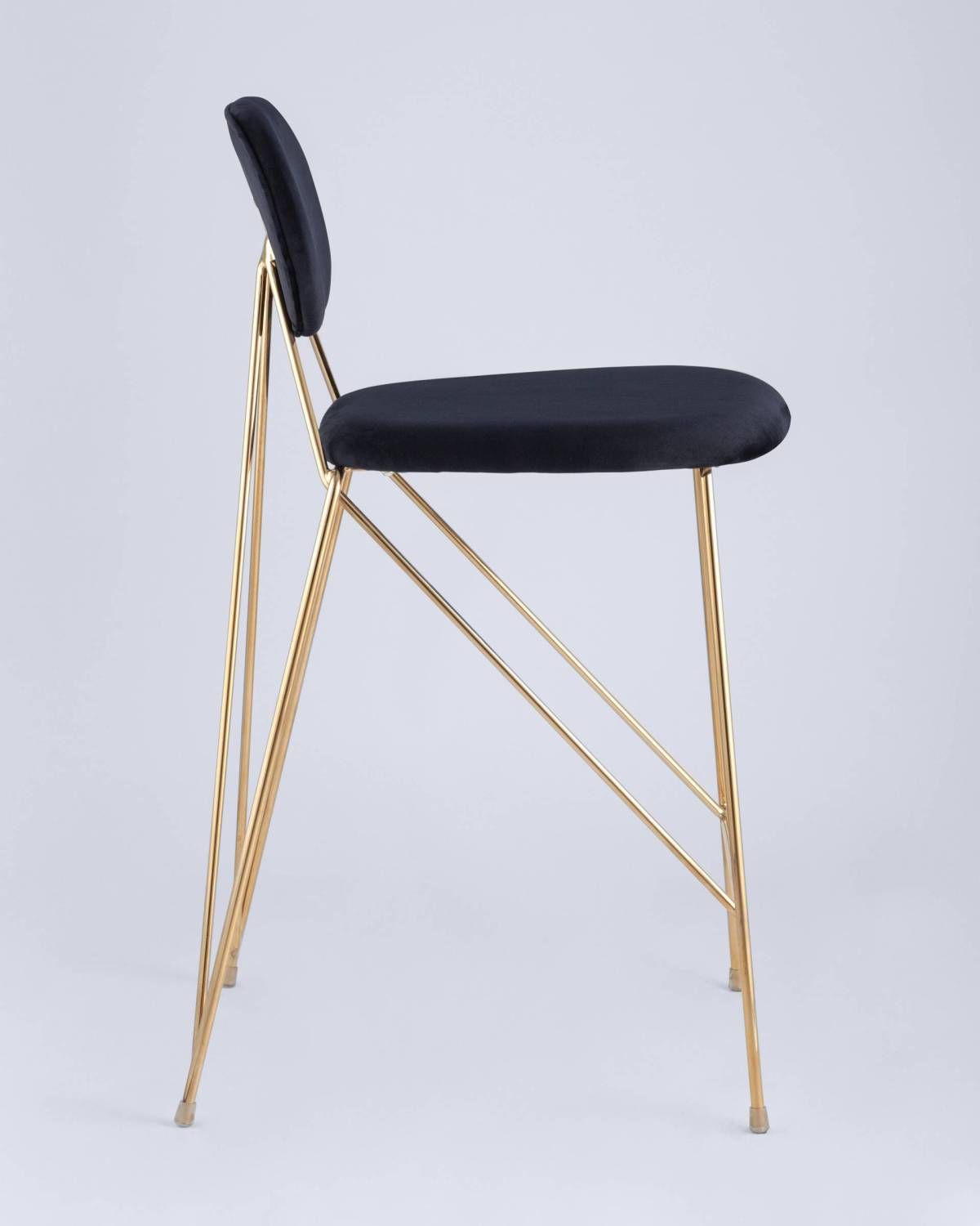 Полубарный стул Stool Group Элис FDC8001 MIDNIGHT BLUE FUT-78