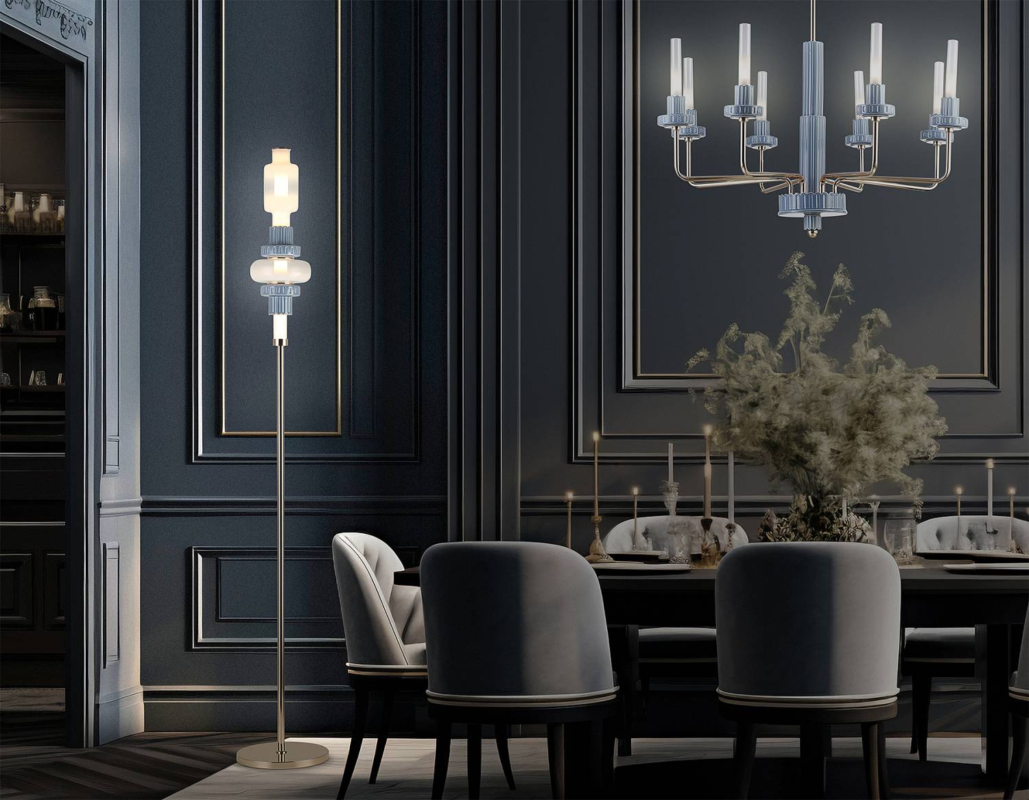 Торшер Ambrella Ceramo Modern LH53132