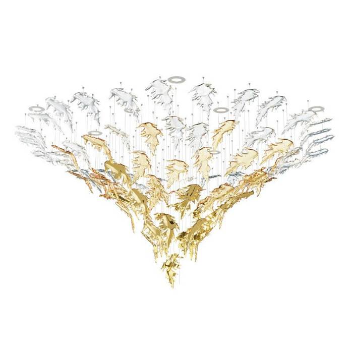 Подвесная люстра L'Arte Luce Luxury Flying Leaves L62905