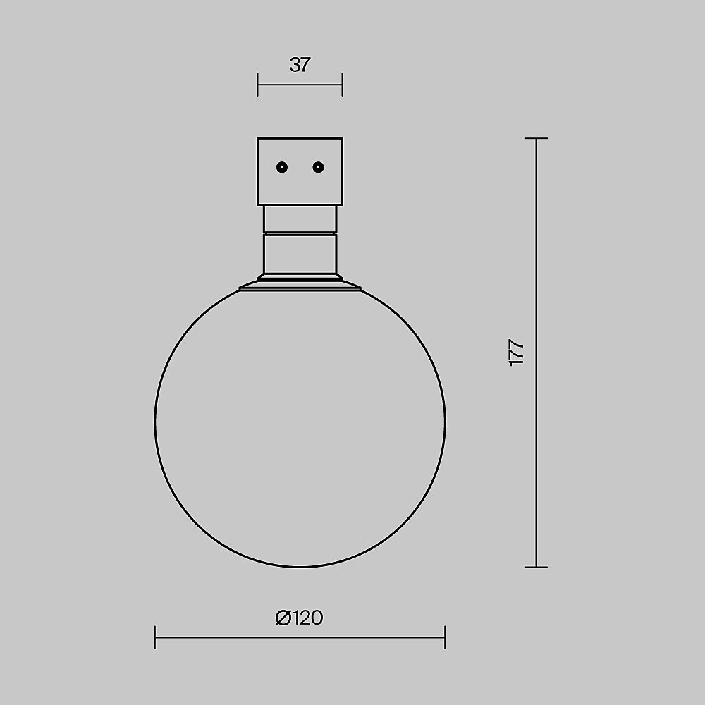 Трековый светильник Maytoni Luna O-TR01-1-S-9WW3K