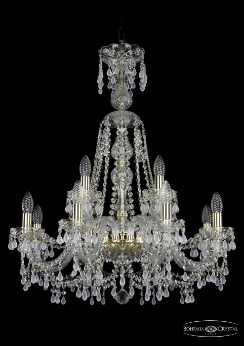Подвесная хрустальная люстра 1410 Bohemia 1410/8+4/240/XL-80 G V0300