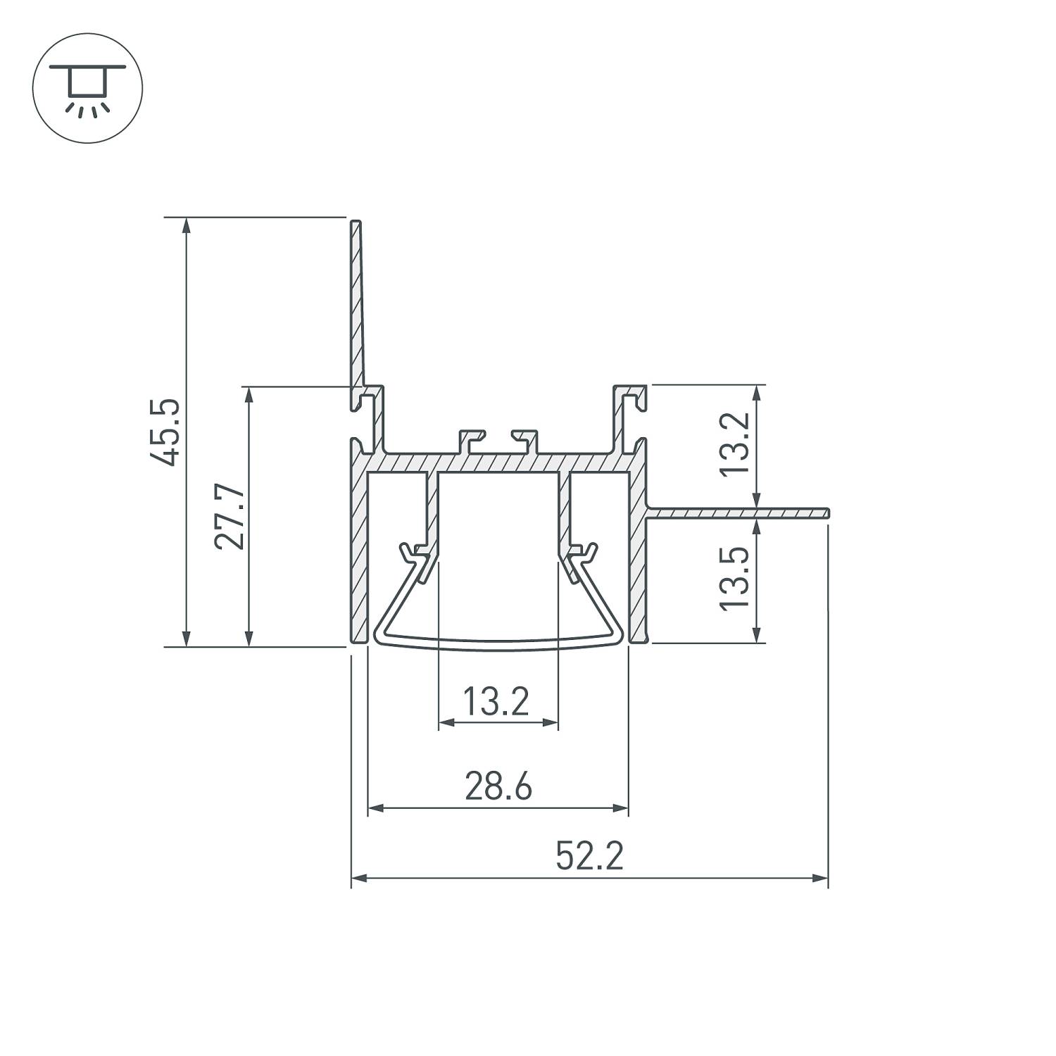Профиль Arlight Foled 044857