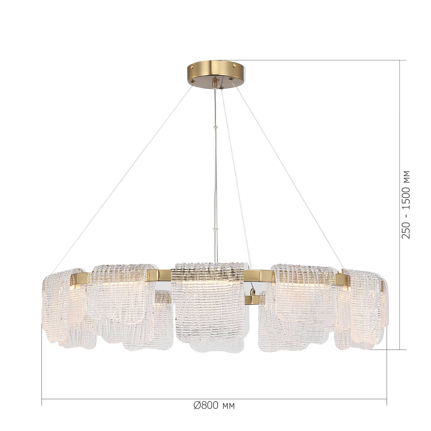 Подвесная люстра ST Luce Voile SL6021.203.66