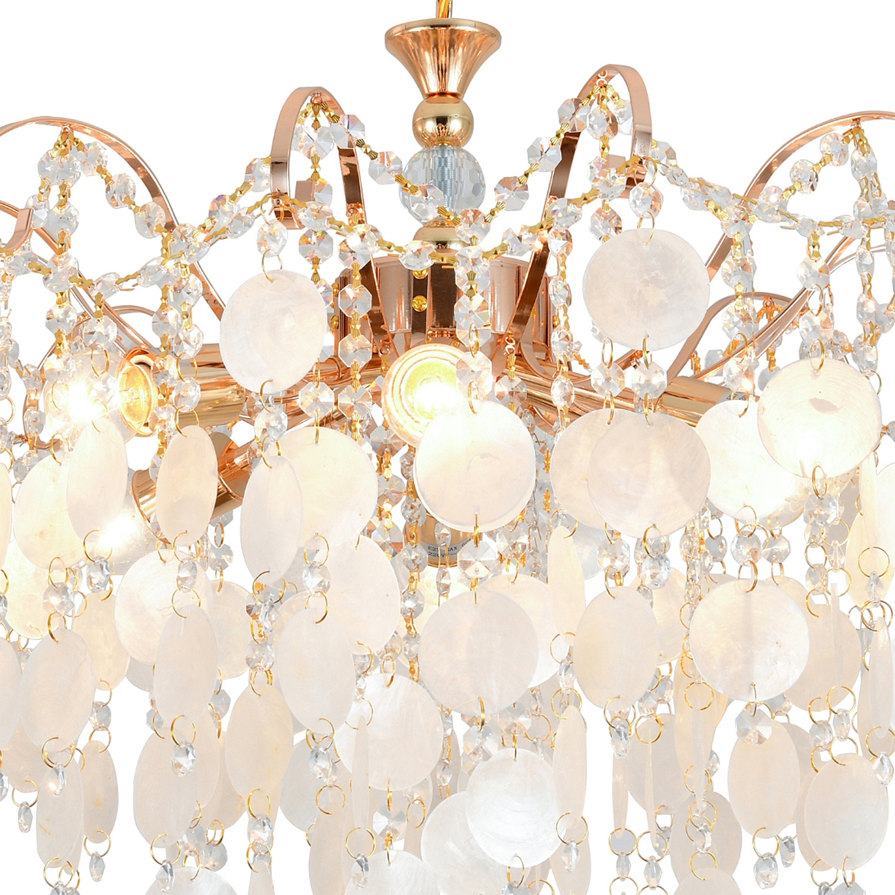 Подвесная люстра Escada Marilume 140013/6P E27*60W Gold ES0000036