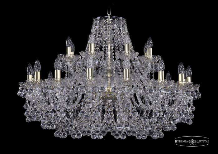 Подвесная хрустальная люстра 1409 Bohemia 1409/16+8/360 G