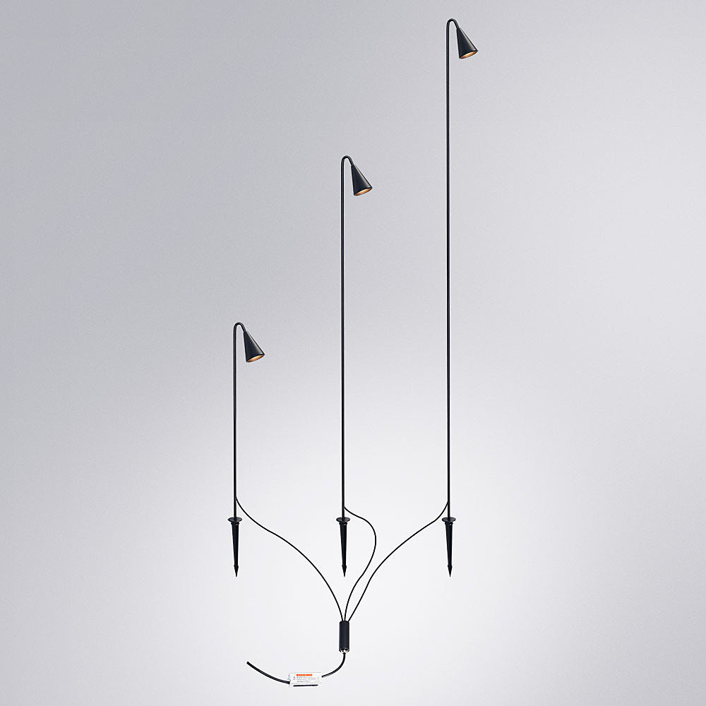 Грунтовый светильник Arte Lamp Muliphein A1084PA-3BK Грунтовый светильник Arte Lamp Muliphein A1084PA-3BK