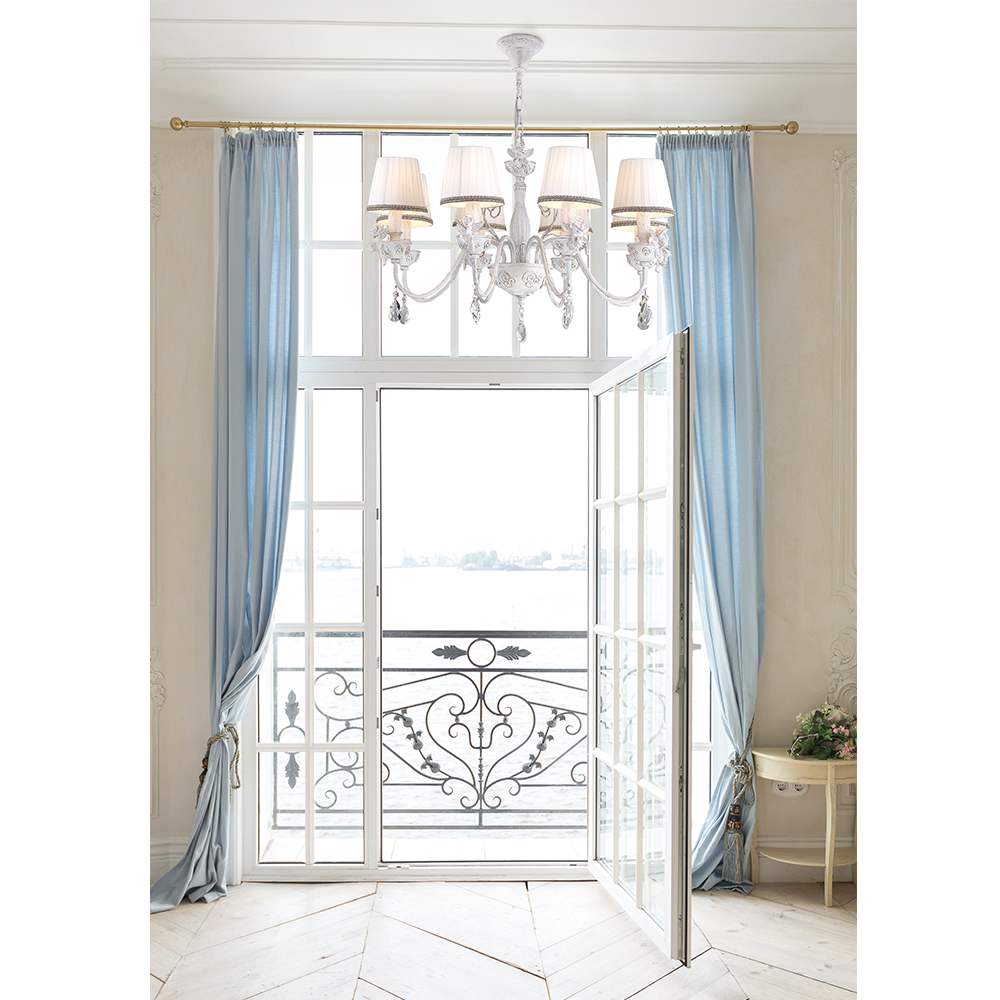 Люстра с ангелочками Сherubino A5656LM-8WG Arte Lamp