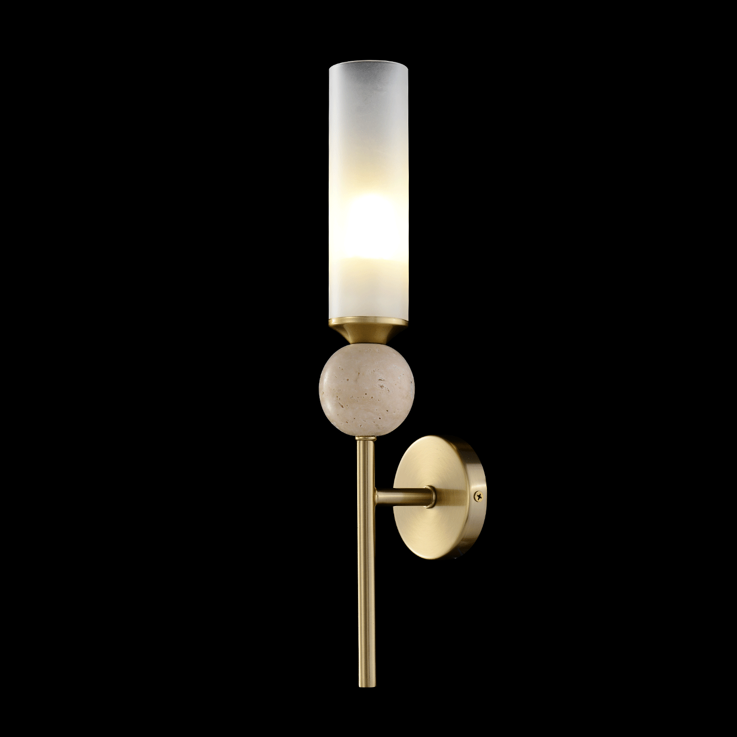 Настенное бра Crystal Lux Simply SIMPLY AP1.1 BRASS