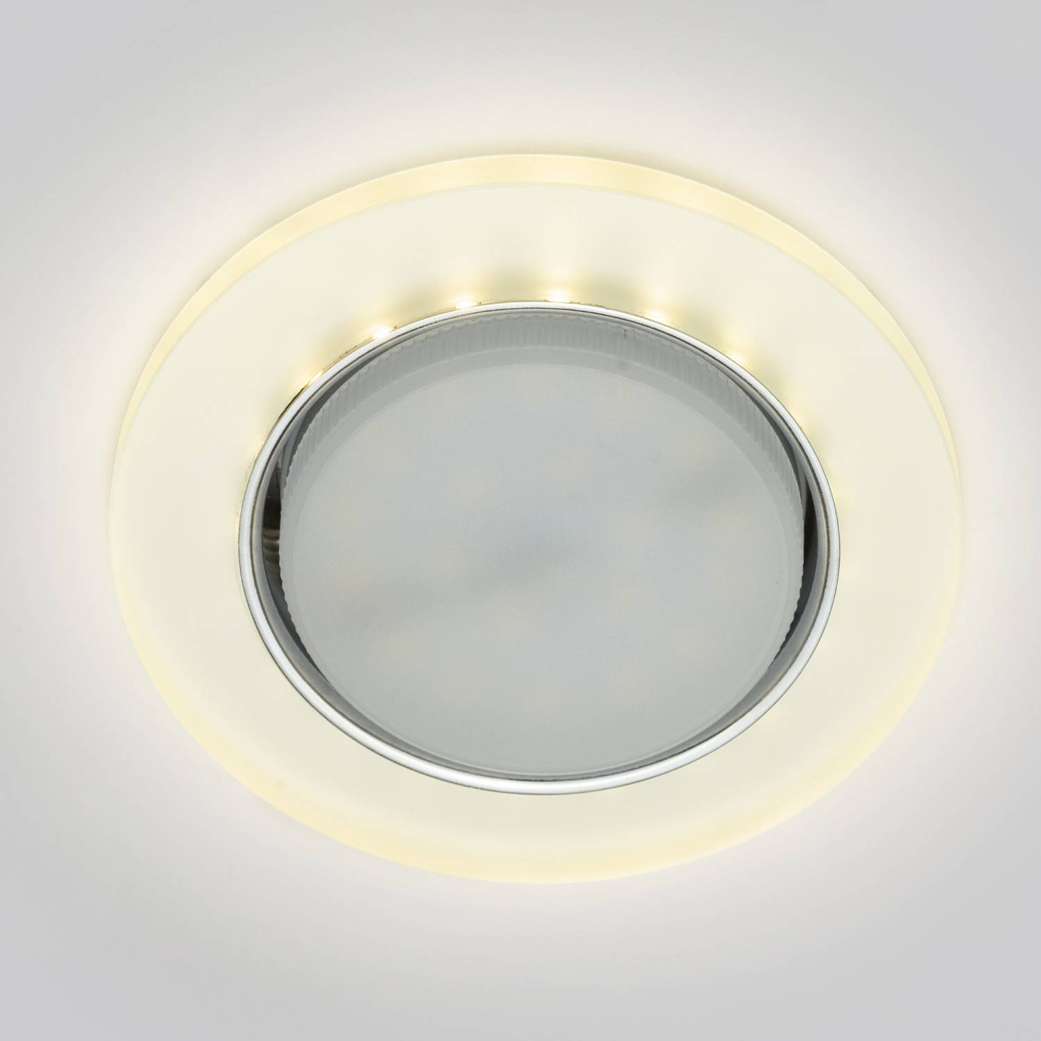 Встраиваемый светильник Fametto Luciole DLS-L158 GX53 CHROME/MATT CLEAR