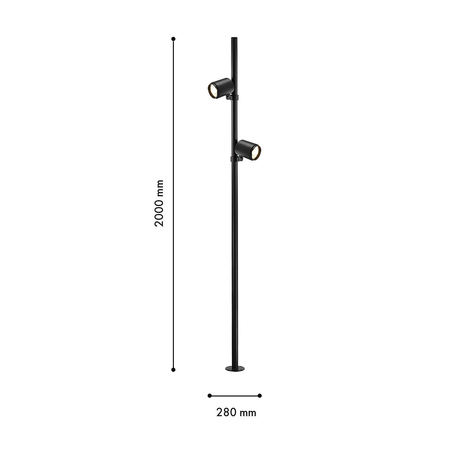 Уличный наземный светильник Favourite Securitas 4638-2F
