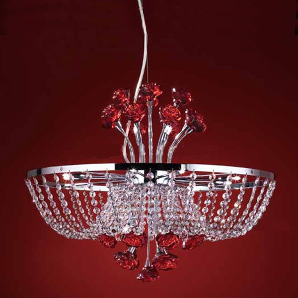 Подвесная хрустальная люстра Rosa Citilux CL325P12.2