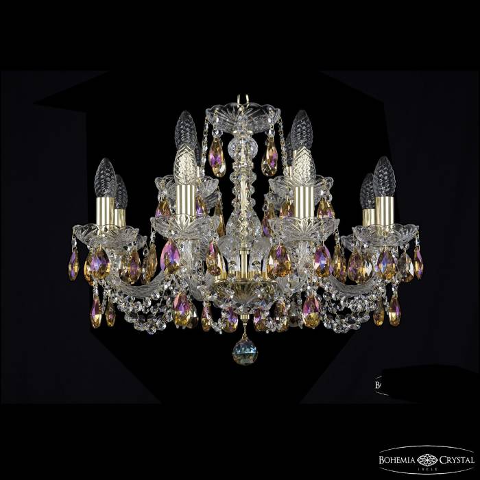 Подвесная хрустальная люстра 1402 Bohemia 1402/8+4/195 G K777