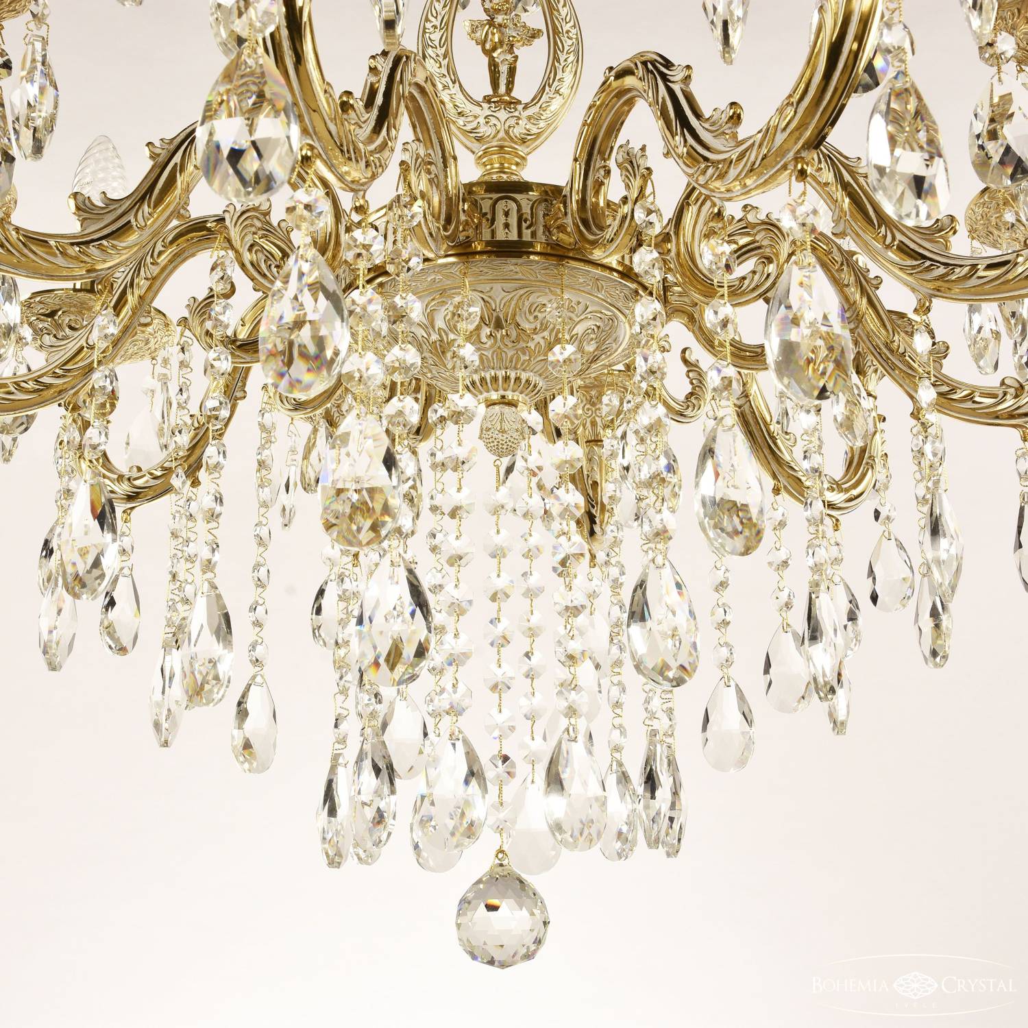 Подвесная хрустальная люстра 7101 Bohemia 71401/10/210 B GW FA10S