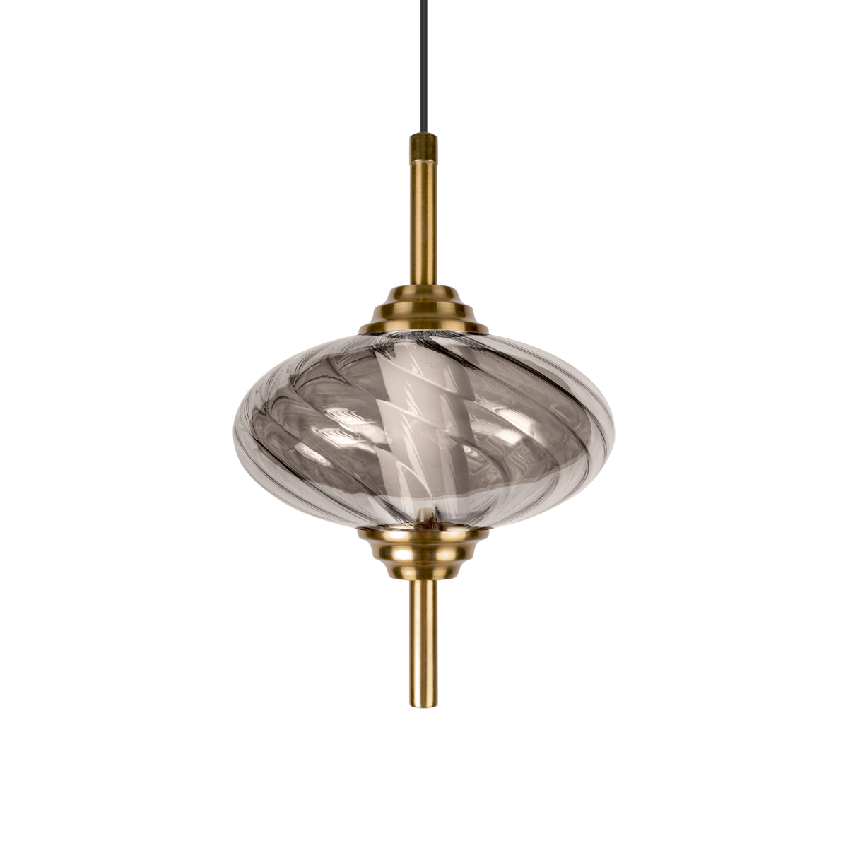 Светильник подвесной Loft It Helix 10421/C Smoke