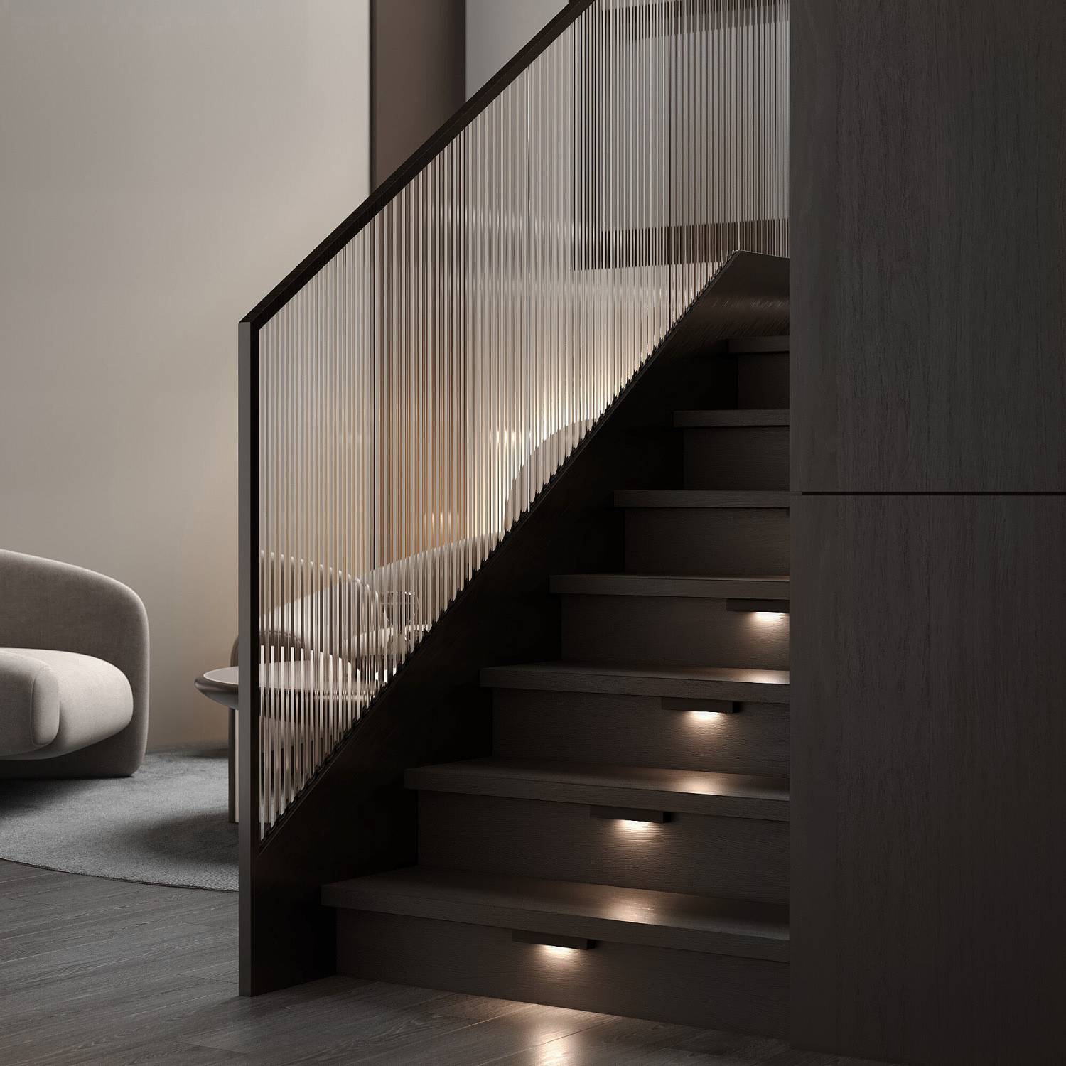 Настенный светильник Elektrostandard Rise 40163/LED 3000K Черный