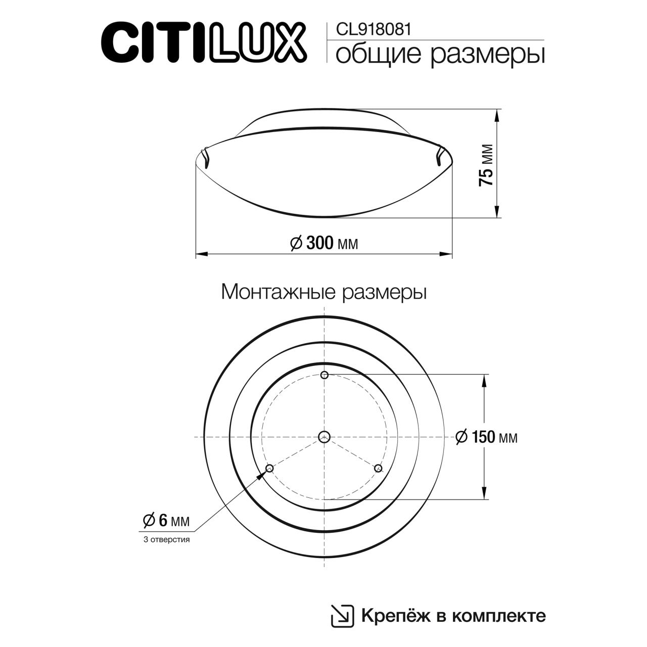 Настенно потолочный светильник Citilux Лайн CL918081 Настенно потолочный светильник Citilux Лайн CL918081