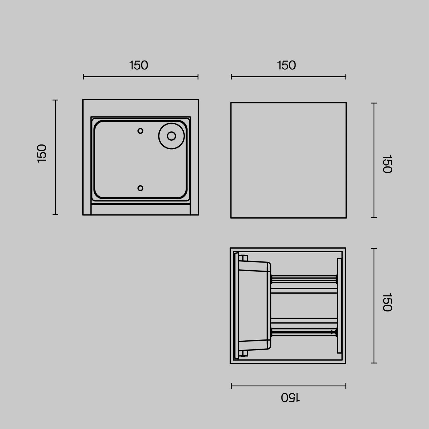 Уличный настенный светильник Maytoni Fulton O572WL-L20GR3K