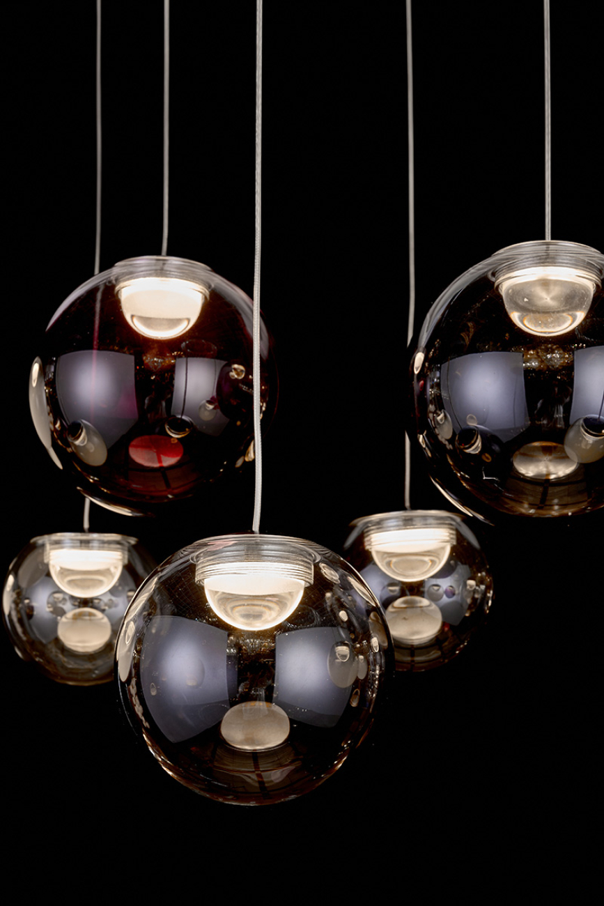 Светильник подвесной LEON Molecule LE7723/14L Chrome