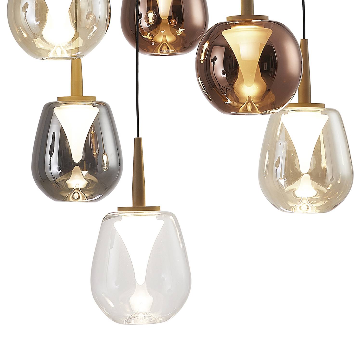 Подвесная люстра Mantra Andromeda 8933+8PL