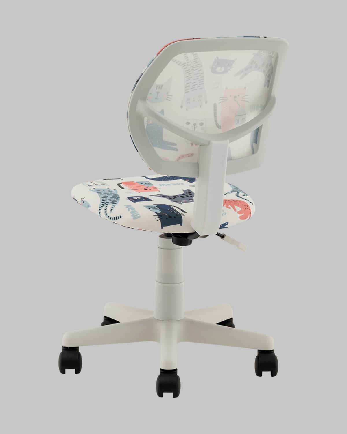 Компьютерное кресло Stool Group ЛОЛО 5256D-W Cats
