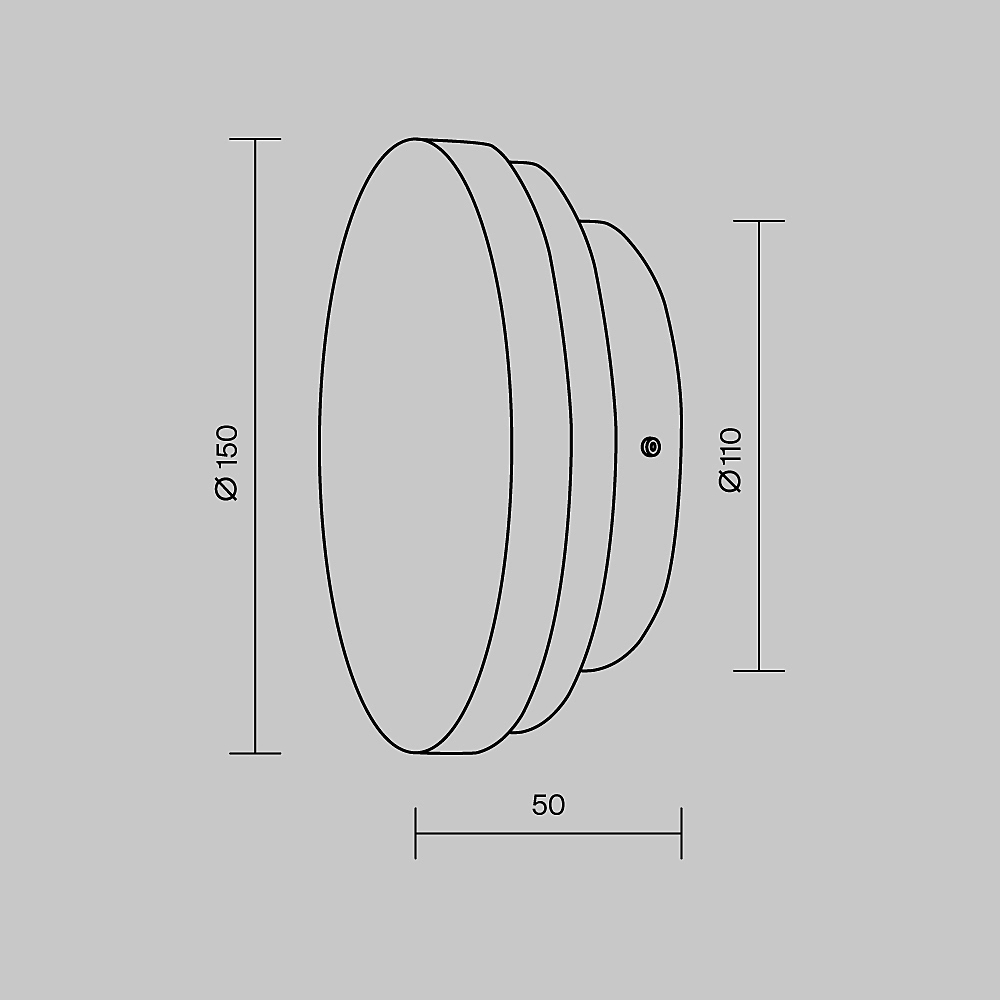 Настенный светильник Maytoni Basic Texture MOD461WL-L5BGK