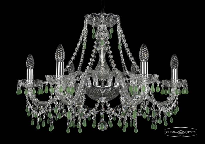 Подвесная хрустальная люстра 1410 Bohemia 1410/6/240 Ni V5001