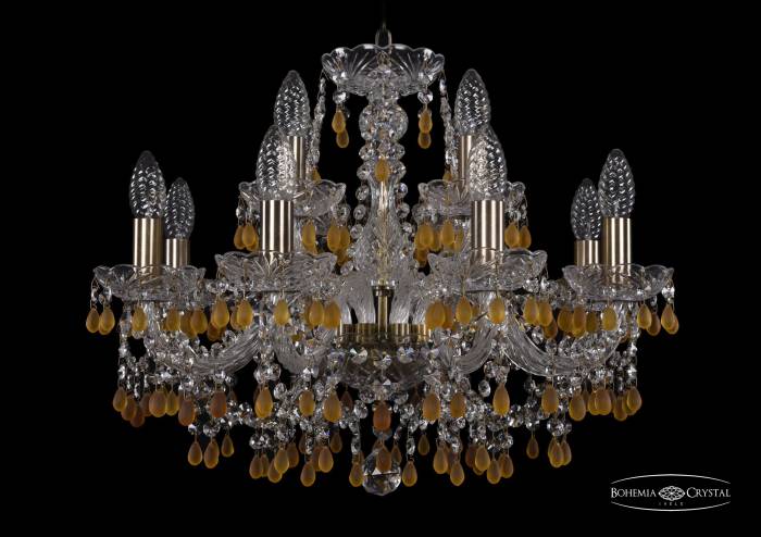 Подвесная хрустальная люстра 1410 Bohemia 1410/8+4/195 Pa V1003