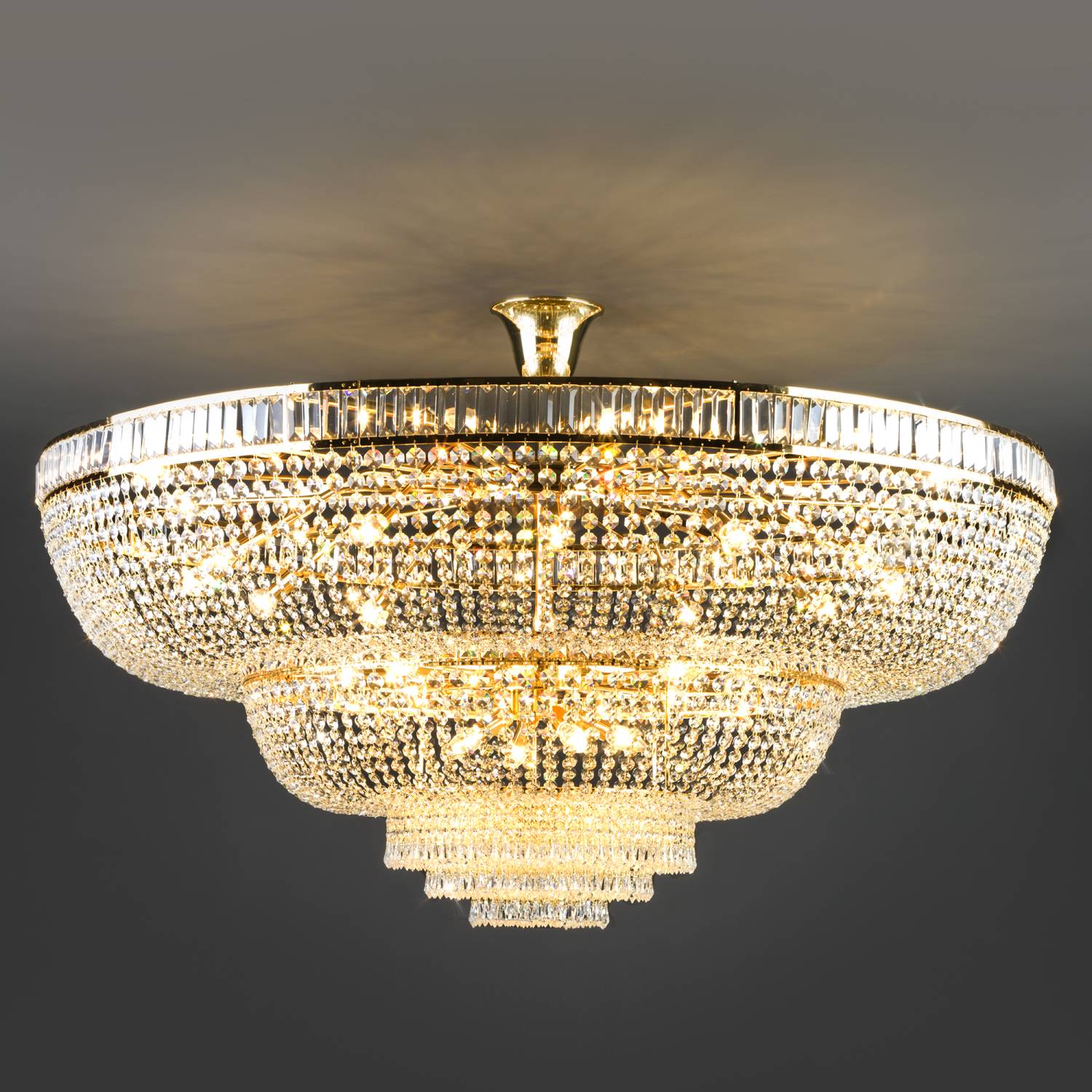 Потолочная хрустальная люстра Bogates Solara 360 Strotskis