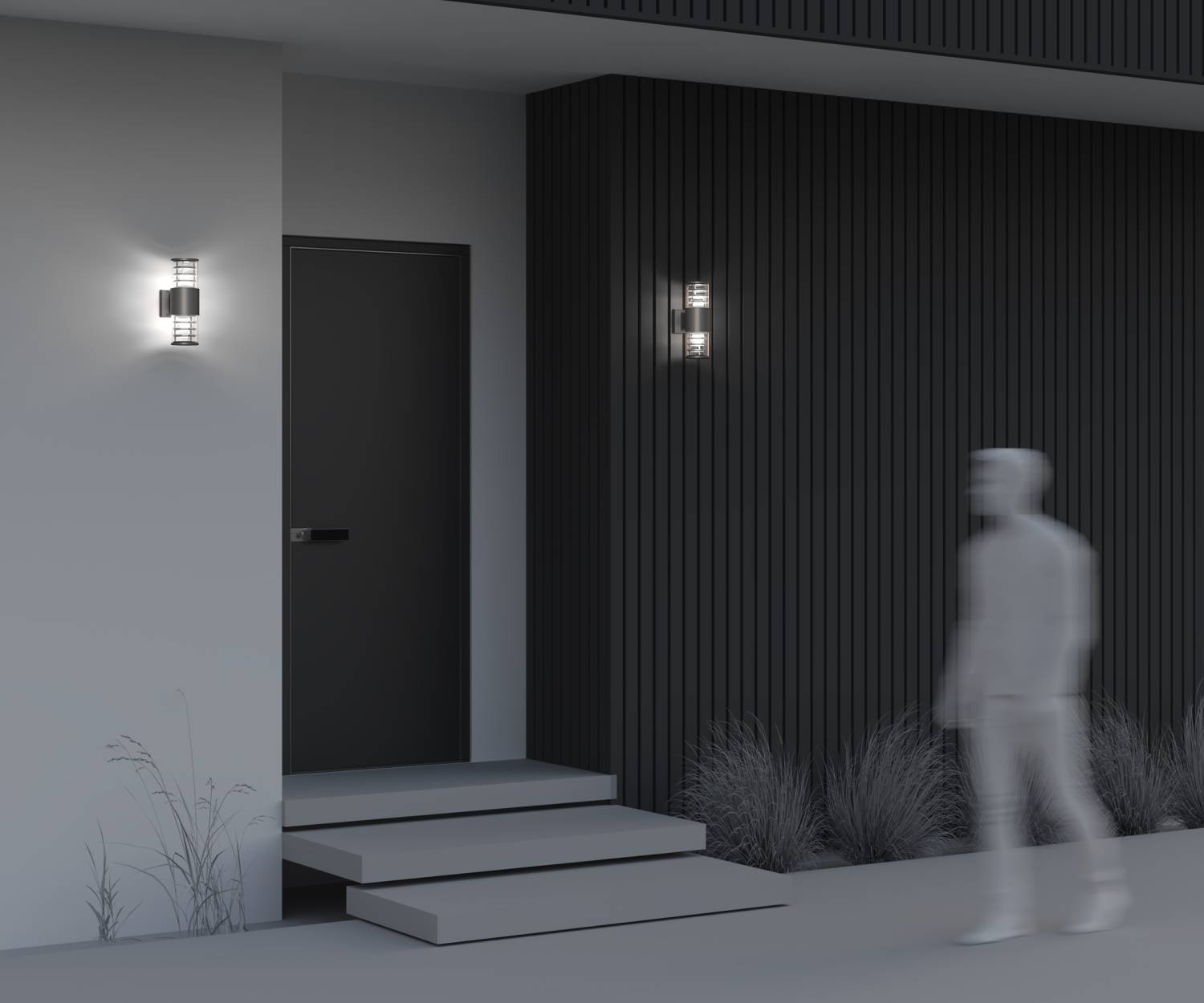 Уличный настенный светильник Maytoni Bronx O576WL-02GR