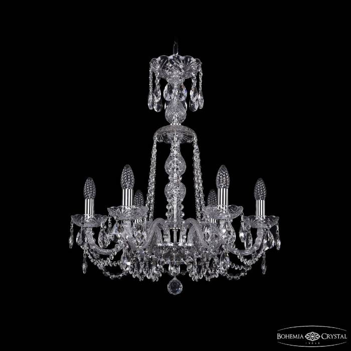 Подвесная хрустальная люстра 1402 Bohemia 1402/6/195/XL-64 Ni