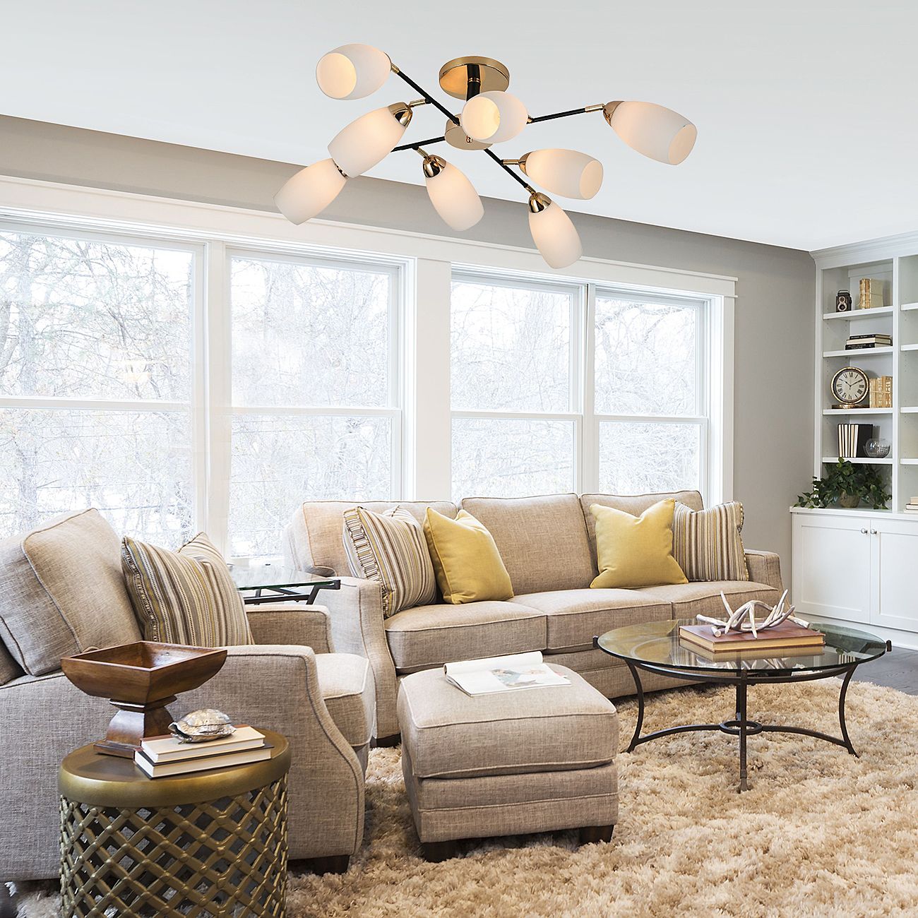 Потолочная люстра Escada Aucuba 643/8P