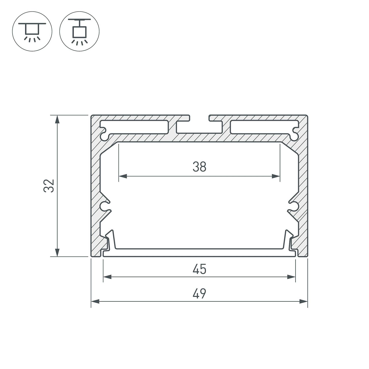 Профиль Arlight Sl-Line 036200