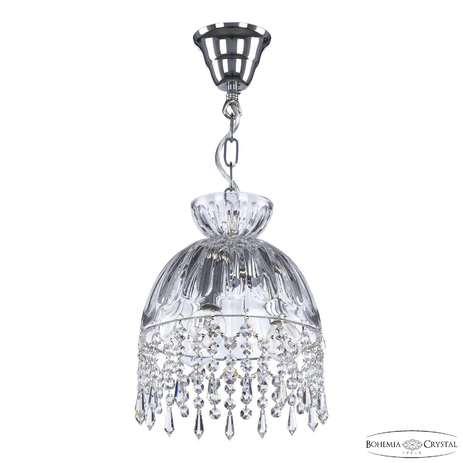 Светильник подвесной Bohemia 5478 5478/22 Ni Clear/M-1H Drops