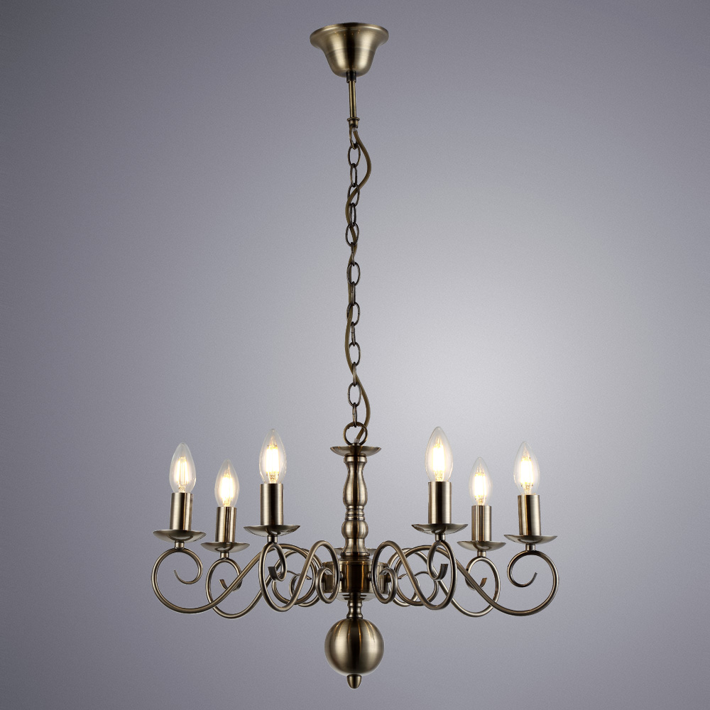 Подвесная люстра Arte Lamp Isabel A1129LM-7AB