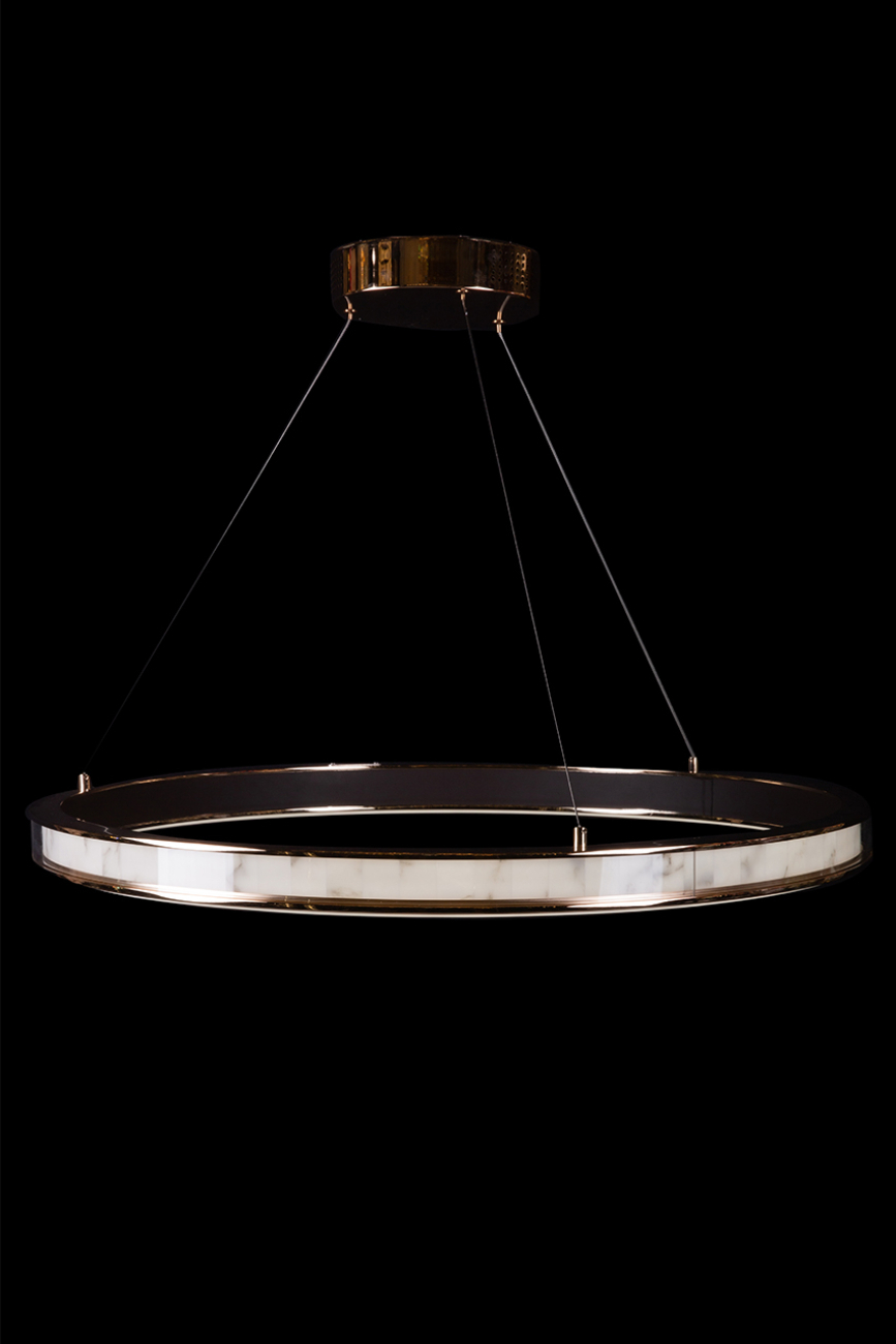 Подвесная люстра LEON Christine LE7702/800 Gold