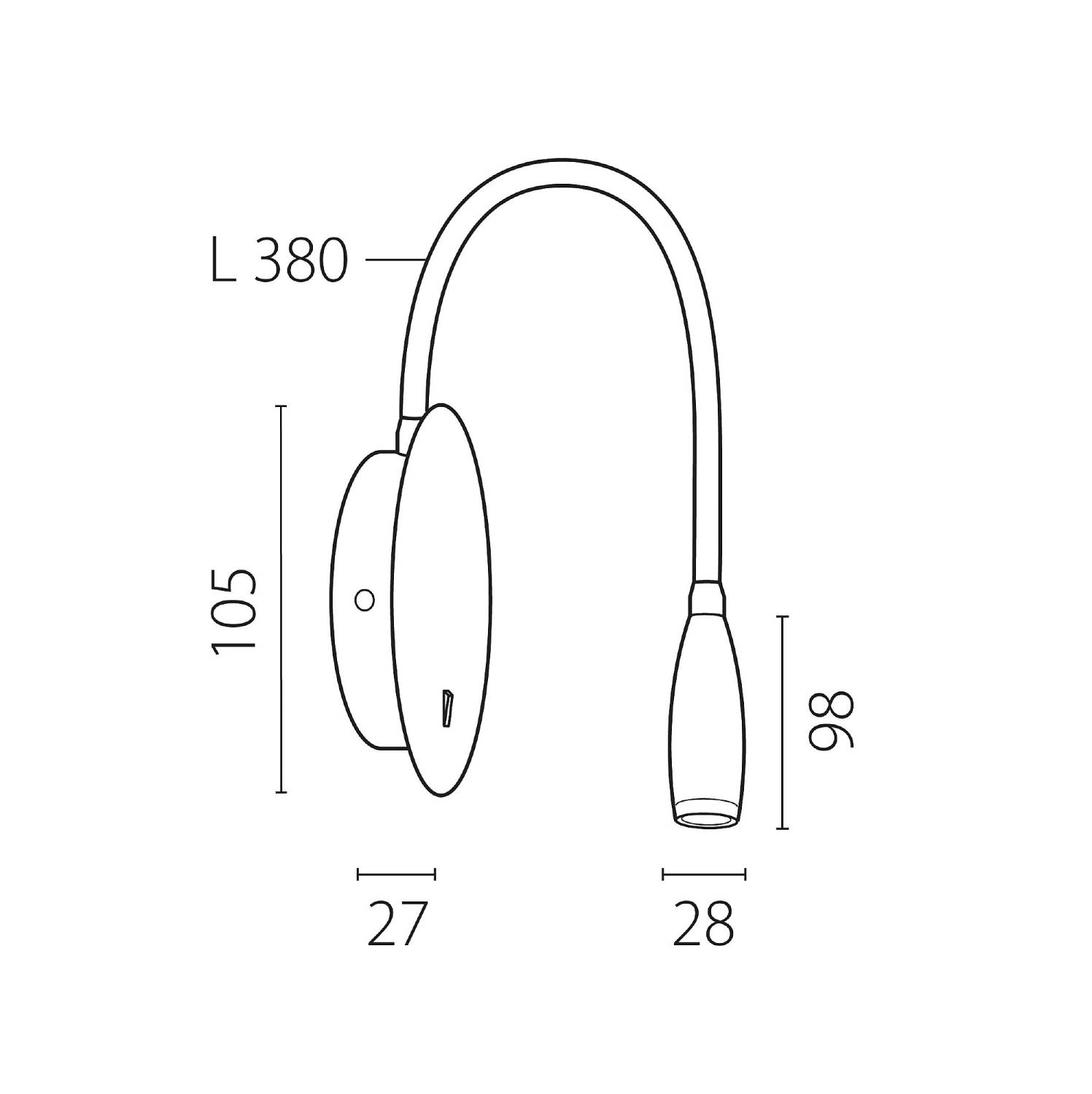 Настенный светильник Lightstar Omega 200337