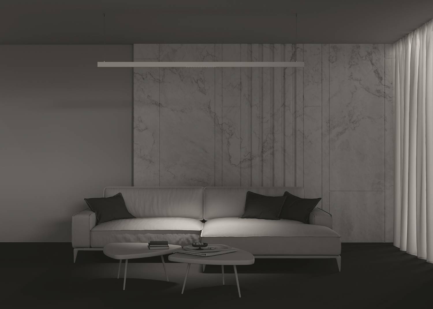 Трековый светильник Maytoni Points TR031-4-18WTW-DD2-W