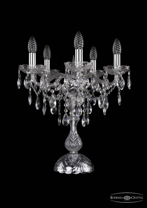 Настольная лампа Bohemia 1415 1415L/5/141-47/Ni