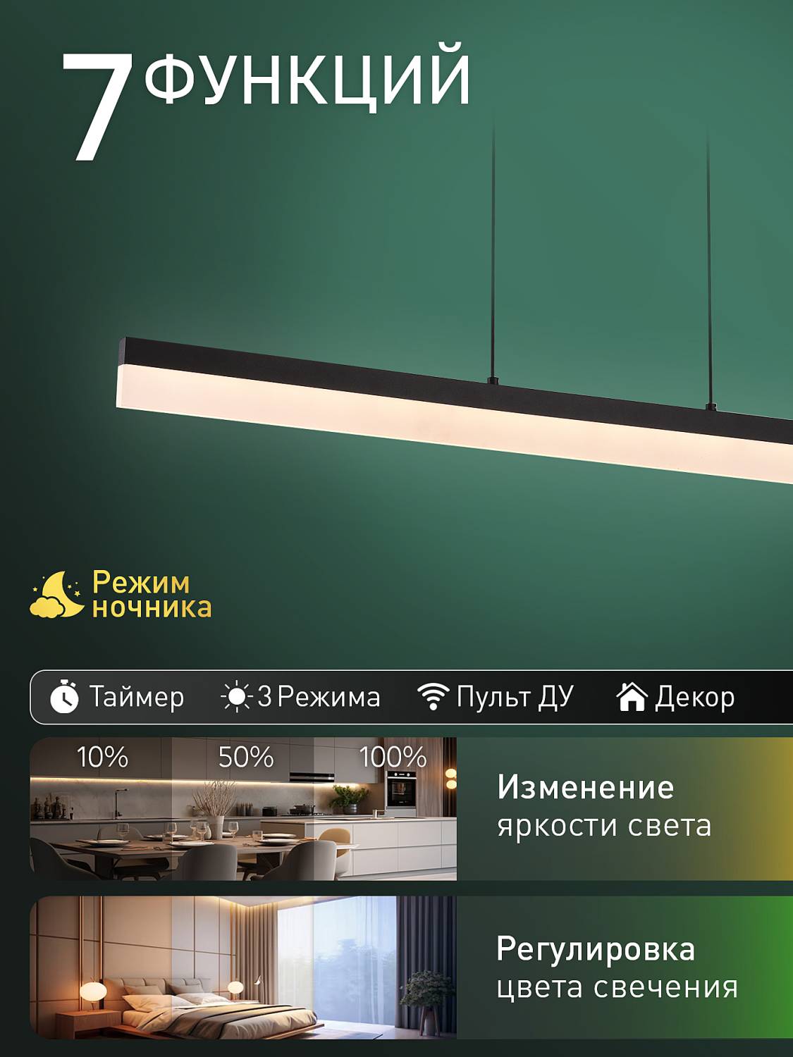 Светильник подвесной Natali Kovaltseva Line HIGH-TECH LED LAMPS 82068