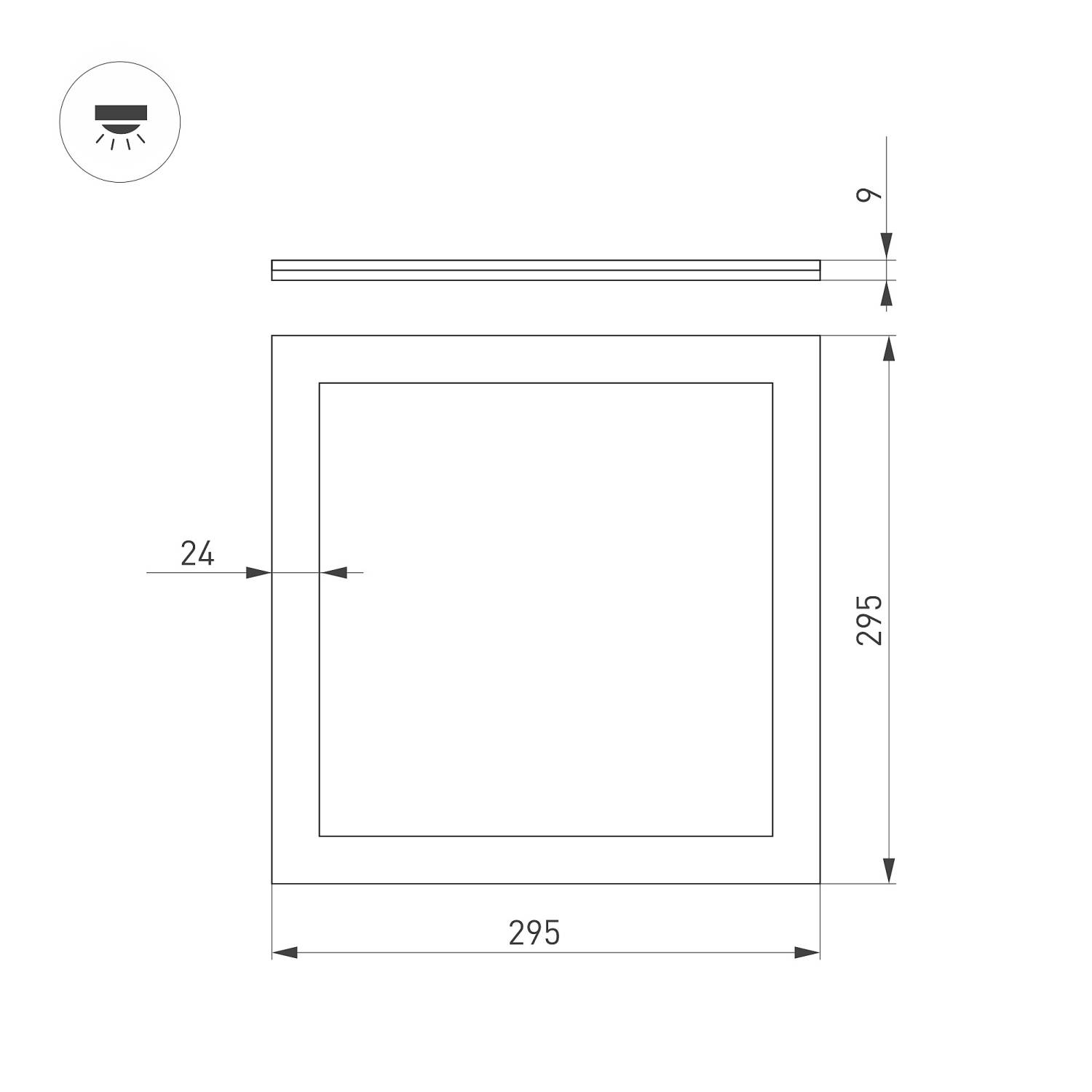 Светильник армстронг Arlight Intenso 043551