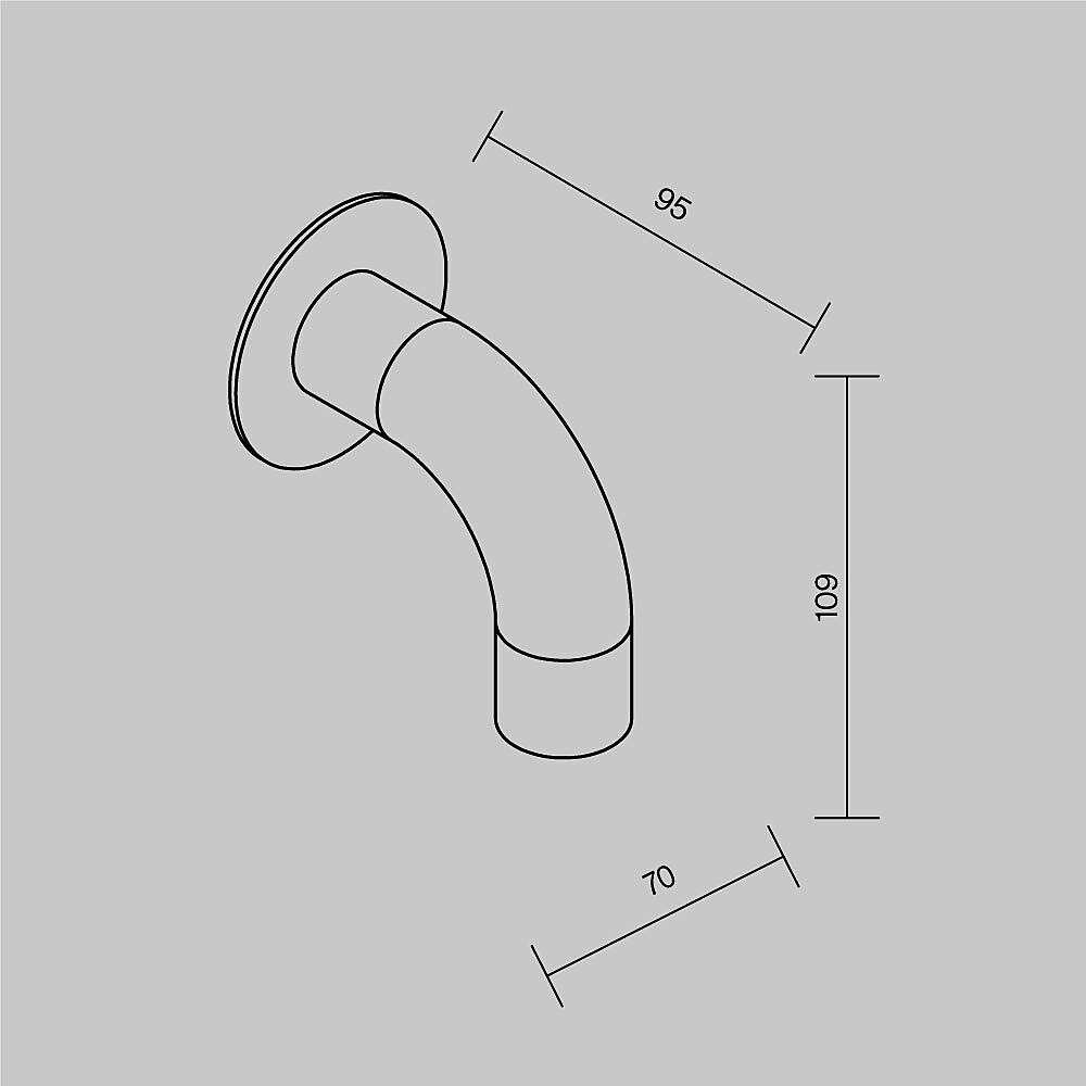 Уличный настенный светильник Maytoni Sleek O477WL-L2GF3K