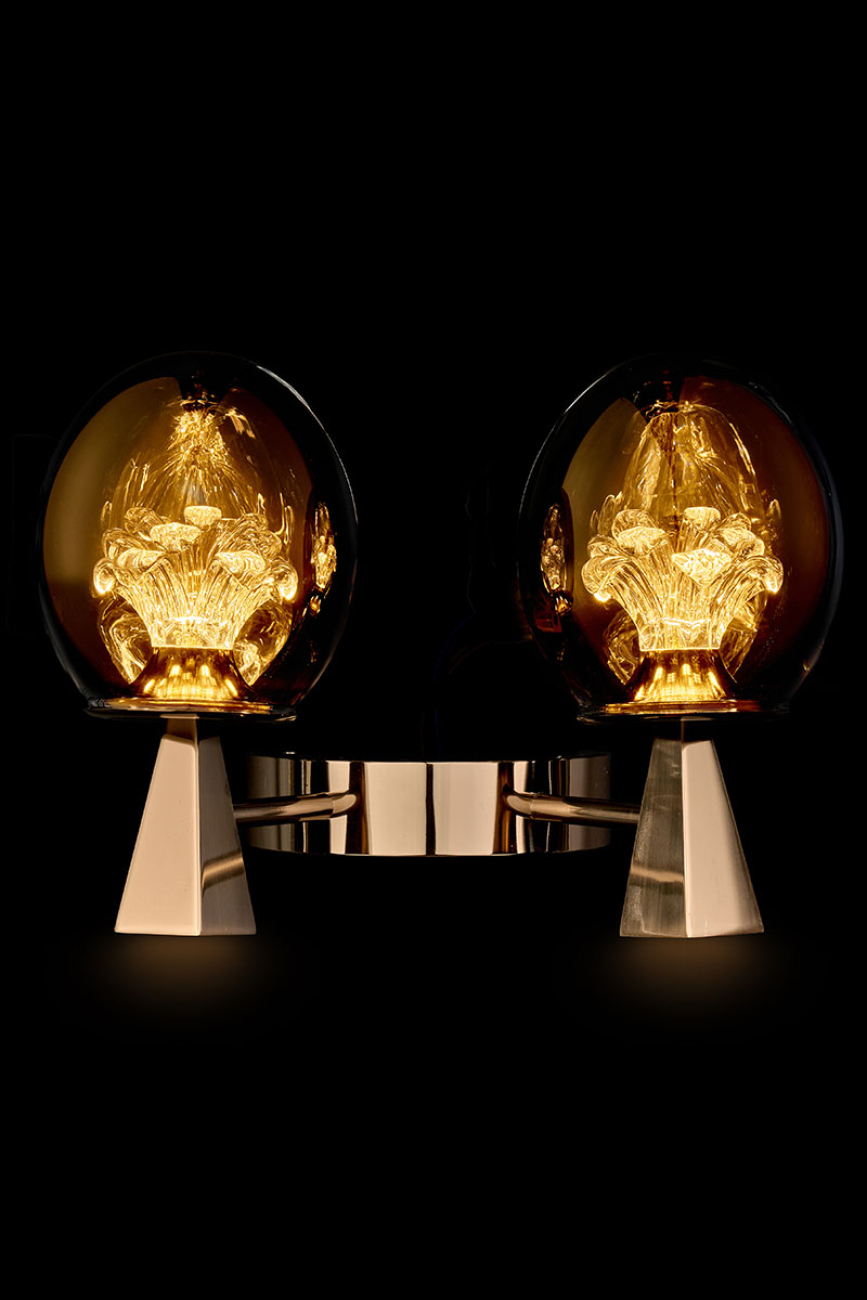 Настенное бра LEON Nancy LE3053/2W GD