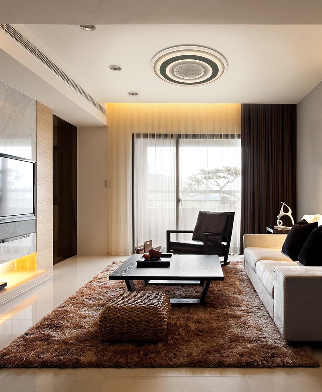 Потолочная светодиодная люстра LED Lamps Natali Kovaltseva LED LAMPS 5605