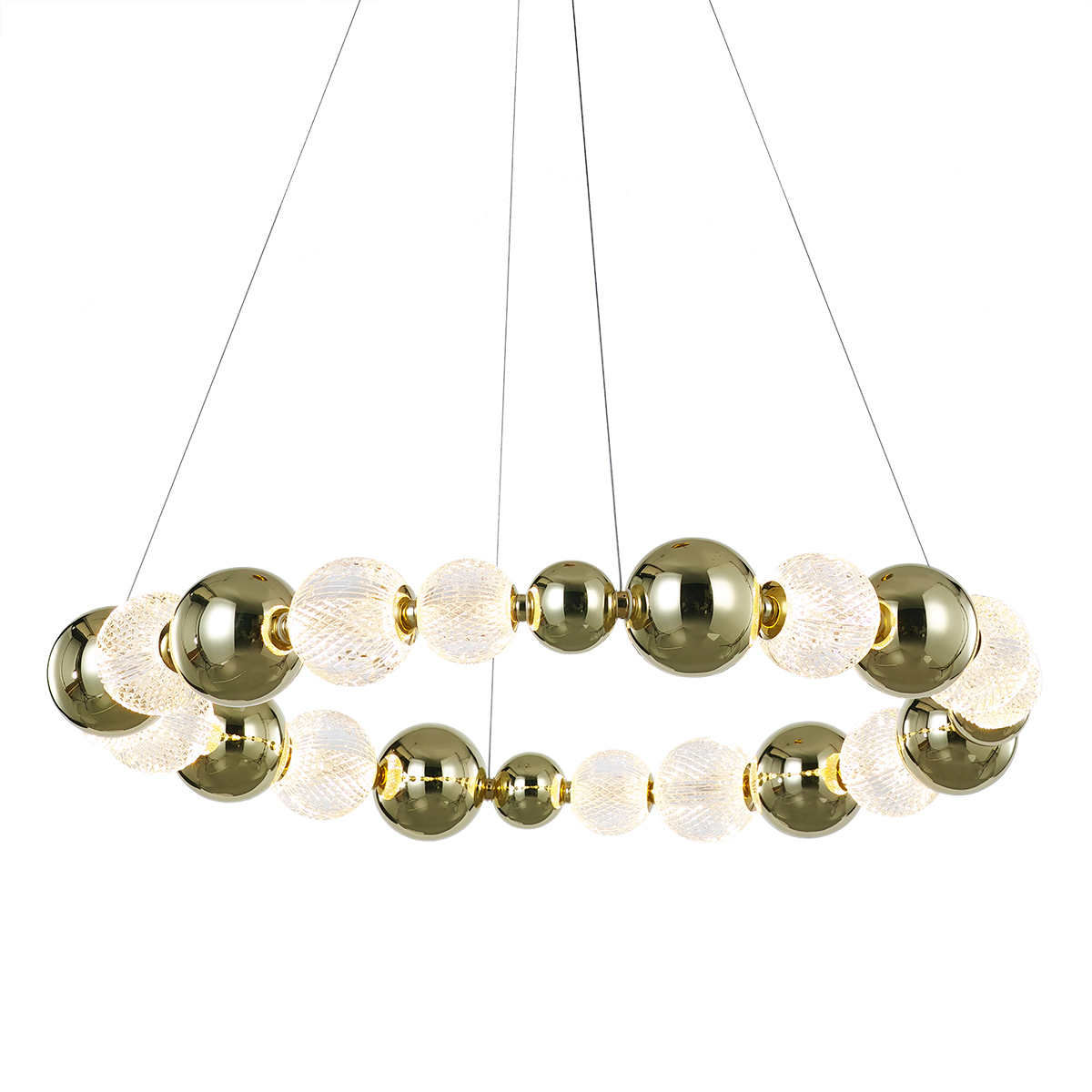 Подвесная люстра Delight Collection Elliot Diamante MD21001002-1C gold Подвесная люстра Delight Collection Elliot Diamante MD21001002-1C gold
